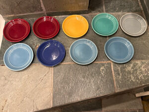 Vintage Bauer Pottery Ringware 6 inch Bread Butter Plates Choose Color Quantity